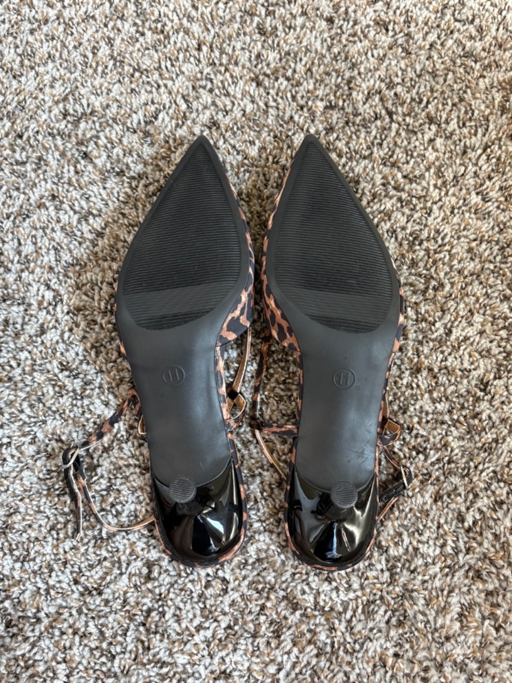 A New Day Annette Satin Slingback Kitten Heels - Size 11M - Picture 9 of 9